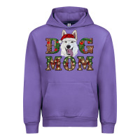 Tulip christmas  white shepherd dog mom Urban Hoodie - RanaPortraitStore