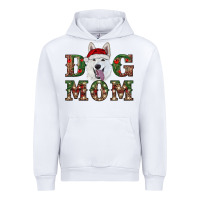 White christmas  white shepherd dog mom Urban Hoodie - RanaPortraitStore