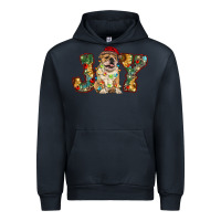Navy bulldog christmas joy Urban Hoodie - RanaPortraitStore
