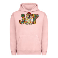 Pigment Salmon bulldog christmas joy Urban Hoodie - RanaPortraitStore