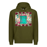 Army Green nurse nutrition facts Premium Hoodie - Zillion Design Studio