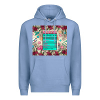 Colony Blue nurse nutrition facts Premium Hoodie - Zillion Design Studio
