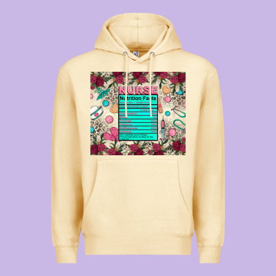 Nurse Nutrition Facts Premium Hoodie Designed By Zillion Design Studio