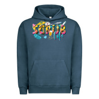 Pigment Midnight Navy scrub life Urban Hoodie - texasbilliewilder