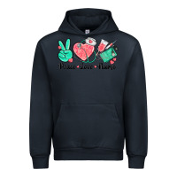 Navy peace love nurse Urban Hoodie - texasbilliewilder