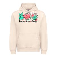 Sandshell peace love nurse Urban Hoodie - texasbilliewilder