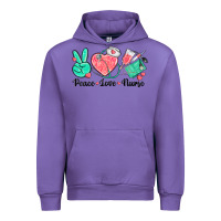Tulip peace love nurse Urban Hoodie - texasbilliewilder