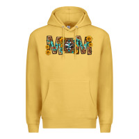 Antique Gold mom with aztec mothers day Premium Hoodie - texasbilliewilder