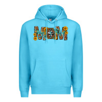 Ocean Blue mom with aztec mothers day Premium Hoodie - texasbilliewilder