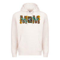 Pale Pink mom with aztec mothers day Premium Hoodie - texasbilliewilder
