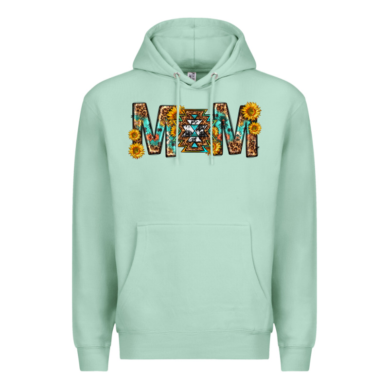 Mom With Aztec Mothers Day Premium Hoodie by texasbilliewilder | Teevron