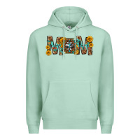 Seafoam mom with aztec mothers day Premium Hoodie - texasbilliewilder