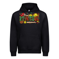 Black mama softball Urban Hoodie - Zillion Design Studio