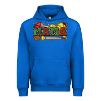 Cobalt mama softball Urban Hoodie - Zillion Design Studio