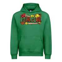 Emerald mama softball Urban Hoodie - Zillion Design Studio