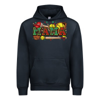 Navy mama softball Urban Hoodie - Zillion Design Studio