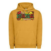 Pigment Peanut Butter mama softball Urban Hoodie - Zillion Design Studio