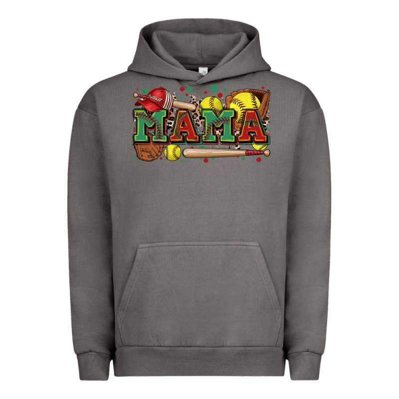 Mama Softball Urban Hoodie by Zillion Design Studio | Teevron