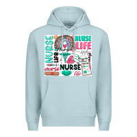 Blue Mist nurse life Premium Hoodie - Zillion Design Studio