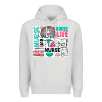Dove Grey nurse life Premium Hoodie - Zillion Design Studio