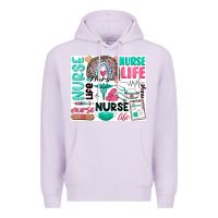 Lilac nurse life Premium Hoodie - Zillion Design Studio