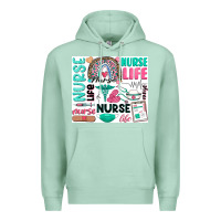 Seafoam nurse life Premium Hoodie - Zillion Design Studio