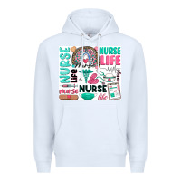 White nurse life Premium Hoodie - Zillion Design Studio