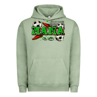 Pigment Oil Green mama soccer Urban Hoodie - Zillion Design Studio
