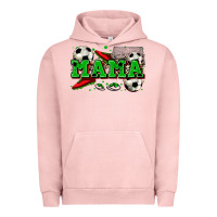 Pigment Salmon mama soccer Urban Hoodie - Zillion Design Studio