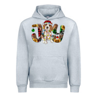 Heather Grey beagle christmas joy Urban Hoodie - RanaPortraitStore