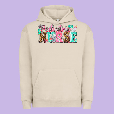 Pediatric Nurse Urban Hoodie Designed By Texasbilliewilder