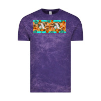 Cloud Purple Goat Family Fall Vintage Tee - Artiststas