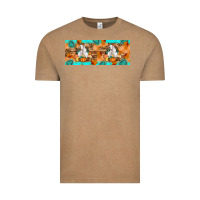 Vintage Coffee Goat Family Fall Vintage Tee - Artiststas