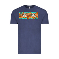 Vintage Denim Goat Family Fall Vintage Tee - Artiststas