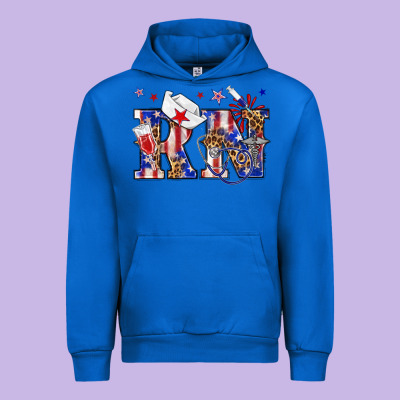 Rn Registered Nurse Billie Wilder Urban Hoodie Designed By Texasbilliewilder