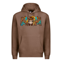 Chestnut mom with bull skull Premium Hoodie - texasbilliewilder