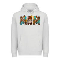 Dove Grey mom with bull skull Premium Hoodie - texasbilliewilder