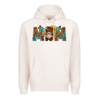 Pale Pink mom with bull skull Premium Hoodie - texasbilliewilder