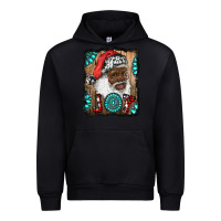 Black african american santa joy Urban Hoodie - RanaPortraitStore