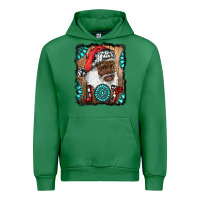 Emerald african american santa joy Urban Hoodie - RanaPortraitStore