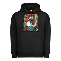 Pigment Black african american santa joy Urban Hoodie - RanaPortraitStore