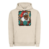 Pigment French Oak african american santa joy Urban Hoodie - RanaPortraitStore