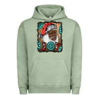 Pigment Oil Green african american santa joy Urban Hoodie - RanaPortraitStore