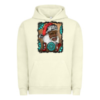 Pigment Pistachio african american santa joy Urban Hoodie - RanaPortraitStore