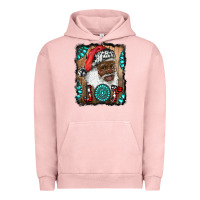 Pigment Salmon african american santa joy Urban Hoodie - RanaPortraitStore