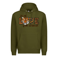 Army Green love of the wildcats Premium Hoodie - RanaPortraitStore