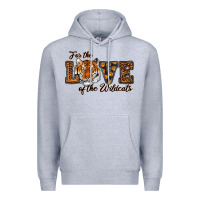 Heather Grey love of the wildcats Premium Hoodie - RanaPortraitStore