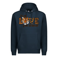 Navy love of the wildcats Premium Hoodie - RanaPortraitStore