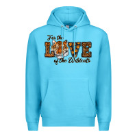 Ocean Blue love of the wildcats Premium Hoodie - RanaPortraitStore