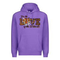 Purple love of the wildcats Premium Hoodie - RanaPortraitStore